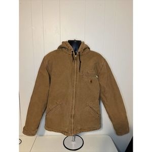 Carhartt Sandstone Jacket - Sherpa Pile Lining, J-141 211 Large